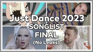 JUST DANCE 2023 - SongList FANMADE FINAL!!