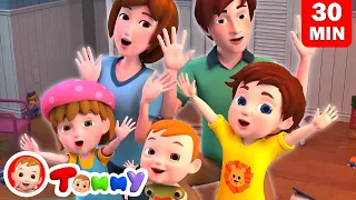 FINGER FAMILY + BABY SHARK DOO DOO & More Nursery Rhymes Song | Tommy - Nursery Rhymes & Kids Songs