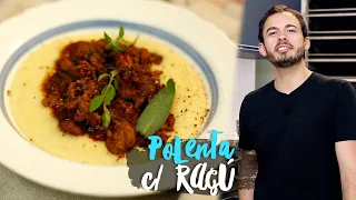 POLENTA CREMOSA COM RAGÚ DE LINGUIÇA :: UNDERCHEF