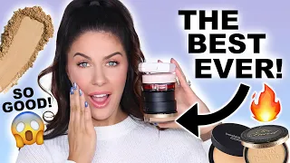 TOP 5 POWDER FOUNDATIONS!! LONG WEARING, FULL COVERAGE & SHINE FREE!!