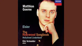 Eisler: The Hollywood Songbook (1943) - Die Landschaft des Exils