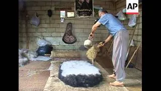 The ancient art of felt rug making