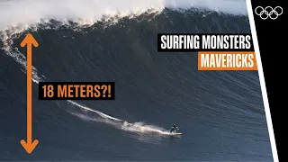 Massive waves at Mavericks! 🏄🏼‍♂️🌊