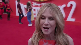 Incredibles 2 UK Gala Premiere || Holly Hunter - "Helen" Soundbites || SocialNews.XYZ