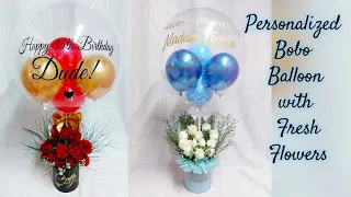 How to Make Bobo Balloon with Fresh Flowers