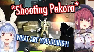 Pekora & Marine just cannot stop fighting each other... (L4D2 Hololive gen 3)