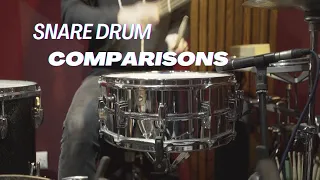 Snare Drum Comparisons - 6 Snares in 30 Seconds!