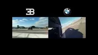 BMW S1000RR vs Bugatti Veyron Vitesse Racing Must Watch