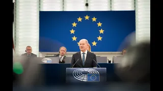 Rede von Kanzler Scholz im Europäischen Parlament