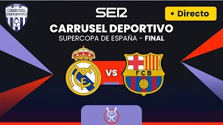 🏆🇪🇸 REAL MADRID vs FC BARCELONA EN VIVO | El Clásico en la FINAL Supercopa de España EN DIRECTO