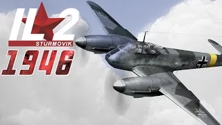 Full IL-2 1946 mission: Me-410s intercepting a B-17 combat wing