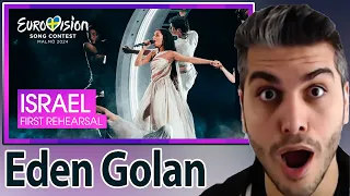 Eden Golan - Hurricane | 🇮🇱 Israel | First Rehearsal | Eurovision 2024 REACTION | TEPKİ