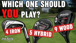 Should You Play a 9-wood? 4-iron vs 5-hybrid vs 9-wood | Trackman Test