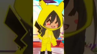 Aphmau and Kawaii chan: Pikachu! 😆 Them: 😖 | Aphmau Gacha club edit | ❤💜 🖤💖  MY SHIP!!! 😆💖