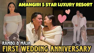 MAJA SALVADOR & RAMBO NUNEZ 1ST WEDDING ANNIVERSARY @ AMANGIRI, USA! 💗 BONGGA 5 STAR LUXURY RESORT