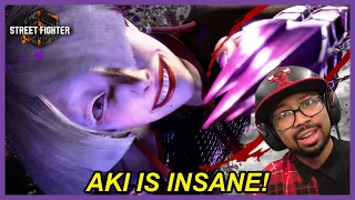 Street Fighter 6 - A.K.I. Gameplay Trailer REACTION!