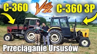 Przeciąganie Traktorów ☆Ursus C-360 VS Ursus C-360 3p ☆Jarekogarek VS Jockerfarm