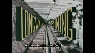 “SAFETY IN LONGWALL MINING” 1970S COAL MINE SAFETY TRAINING FILM   XD49364