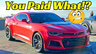 Camaro ZL1 Monthly Payments , Insurance, How Close to MSRP Did I Get?