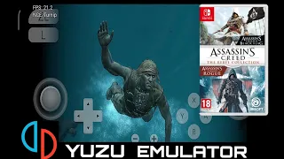 YUZU EMULATOR LATEST v259 I ASSASSIN'S CREED BLACK FLAG IN SD665+4GB RAM I SWITCH GAMES IN ANDROID