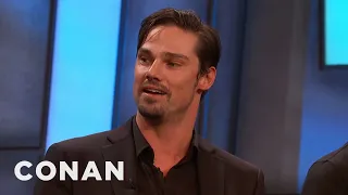 Jay Ryan’s Dad Prepared Him For A Life In Horror | CONAN on TBS