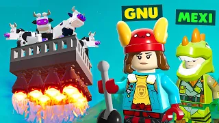 Mexi und GNU testen die Grenzen von LEGO Fortnite aus!