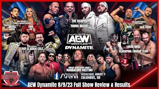 AEW Dynamite 8/9/23 Full Show Review & Results | RVD's AEW Debut