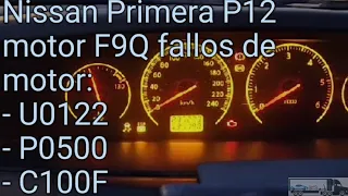 Nissan Primera P12 fallos de motor y como arreglarlo.