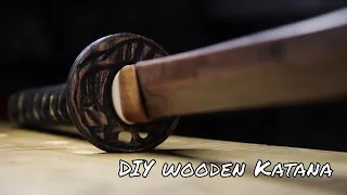 I made a wooden katana like a real one