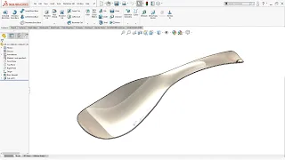 SolidWorks Surface Tutorials | Design Spoon in solidworks