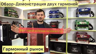 Две недорогие гармони. Продажа гармони. Обзор Демонстрация