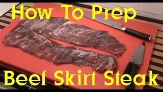 How to prep Beef Skirt Steak Recipe S2 Ep255