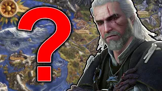 What is at the corners of The Witcher World?