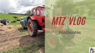 Traktoros vlog | Mtz 50 | Földhordás az új traktorral...