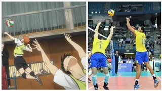 Haikyuu in Real Life !? Best Volleyball Actions (HD)