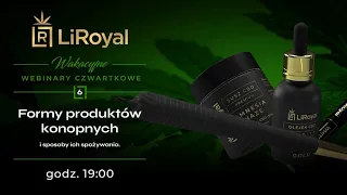 Konopie dla zielonych: formy produktów konopnych [WEBINAR LIVE]