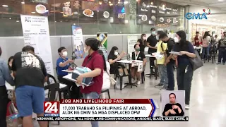 17,000 trabaho sa Pilipinas at abroad, alok ng DMW sa mga displaced OFW | 24 Oras Weekend