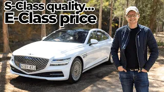 Genesis G80 diesel 2022 review | S-Class quality, E-Class price? | Chasing Cars