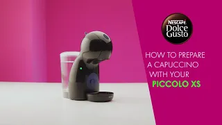 Prepare a Cappuccino with your NESCAFÉ® Dolce Gusto® Piccolo XS coffee machine by Krups®