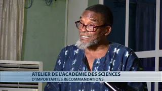 Atelier de l'académie des sciences : d'importantes recommandations