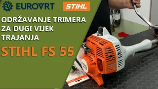 Stihl FS 55 / FS 55R Trimer Uputstva o rukovanju i održavanju / Filter zraka, mješavina,glava, ručke