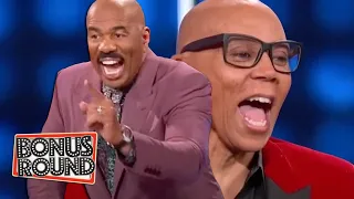 Celebrity Family Feud Full Episode RuPaul's Drag Race!