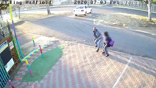 Crime in Johannesburg South Africa, drive-by cellphone snatch