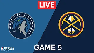 Minnesota Timberwolves vs Denver Nuggets GAME 5 LIVE (2K)