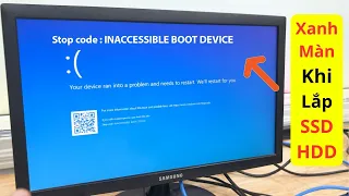 Blue Screen Error When Changing Hard Drive to Another Computer Error Message Stop code: INACCESSIBLE