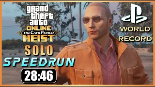 Cayo Perico Solo Speedrun (28:46) (PlayStation WR)