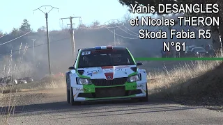 Rallye Monte Carlo WRC 2022 - Skoda Fabia R5 N°61 - Yanis DESANGLES et Nicolas THERON