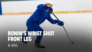 Remote Coaching Ronin Walji Front Leg Wrist Shot