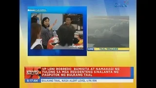 UB: VP Leni Robredo, bumisita at namahagi ng tulong sa mga residenteng sinalanta ng...