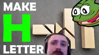 Forsen Reacts To Make an H using all 7 puzzle pieces. #shorts